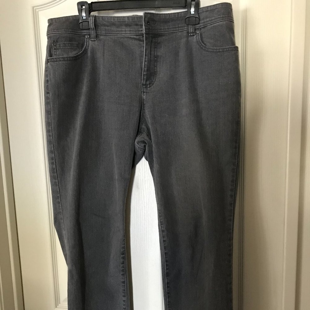 Grey Chico's jeans